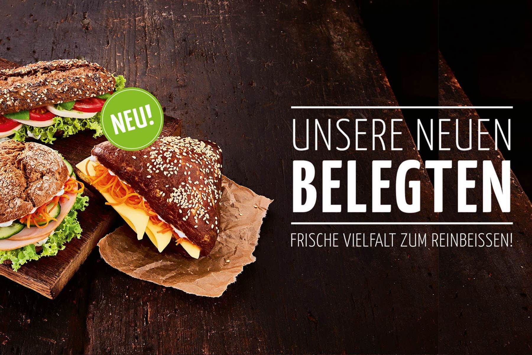 Unsere neuen belegten Brötchen – schon probiert?