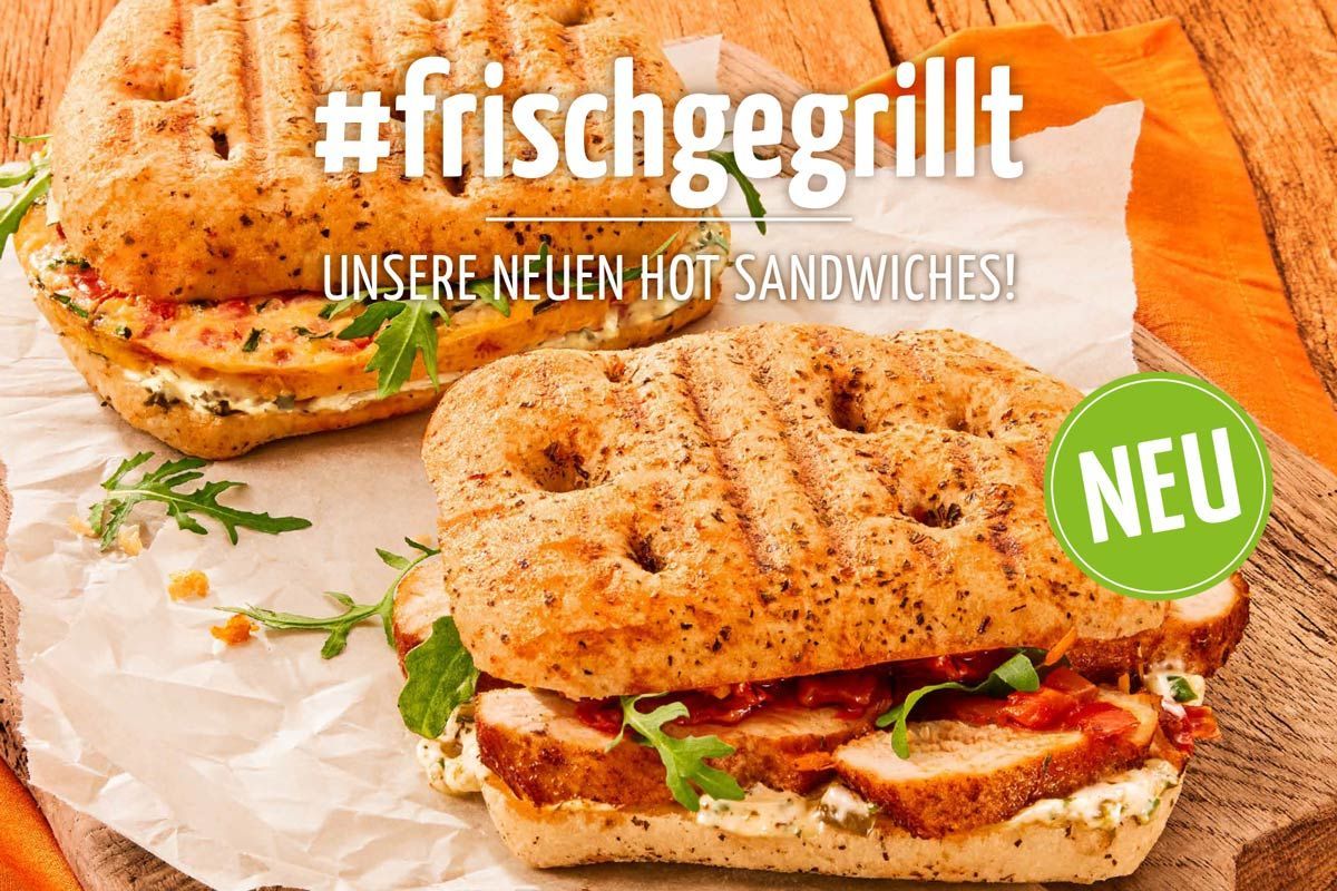 #frischgegrillt – unsere neuen Hot Sandwiches!