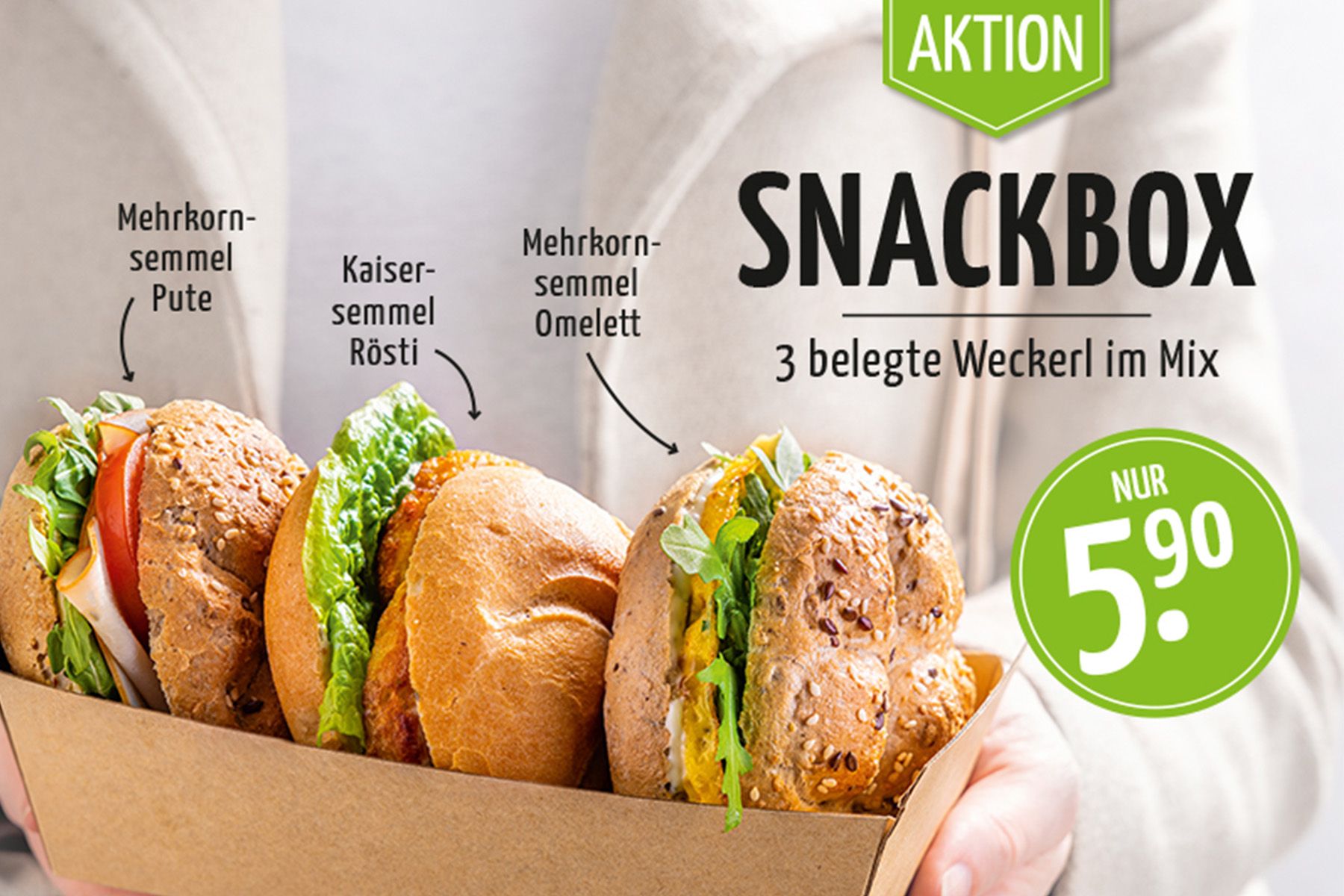 Es ist Snackbox-Zeit